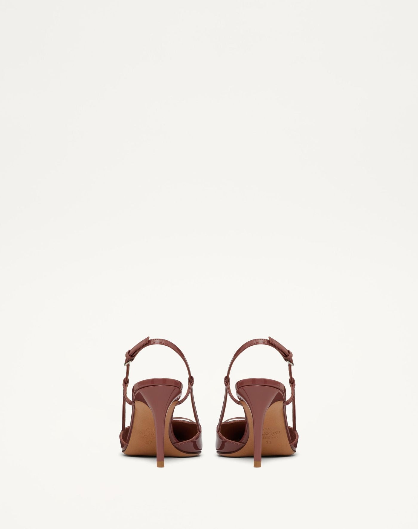 Valentino Brown Lace Up Heels