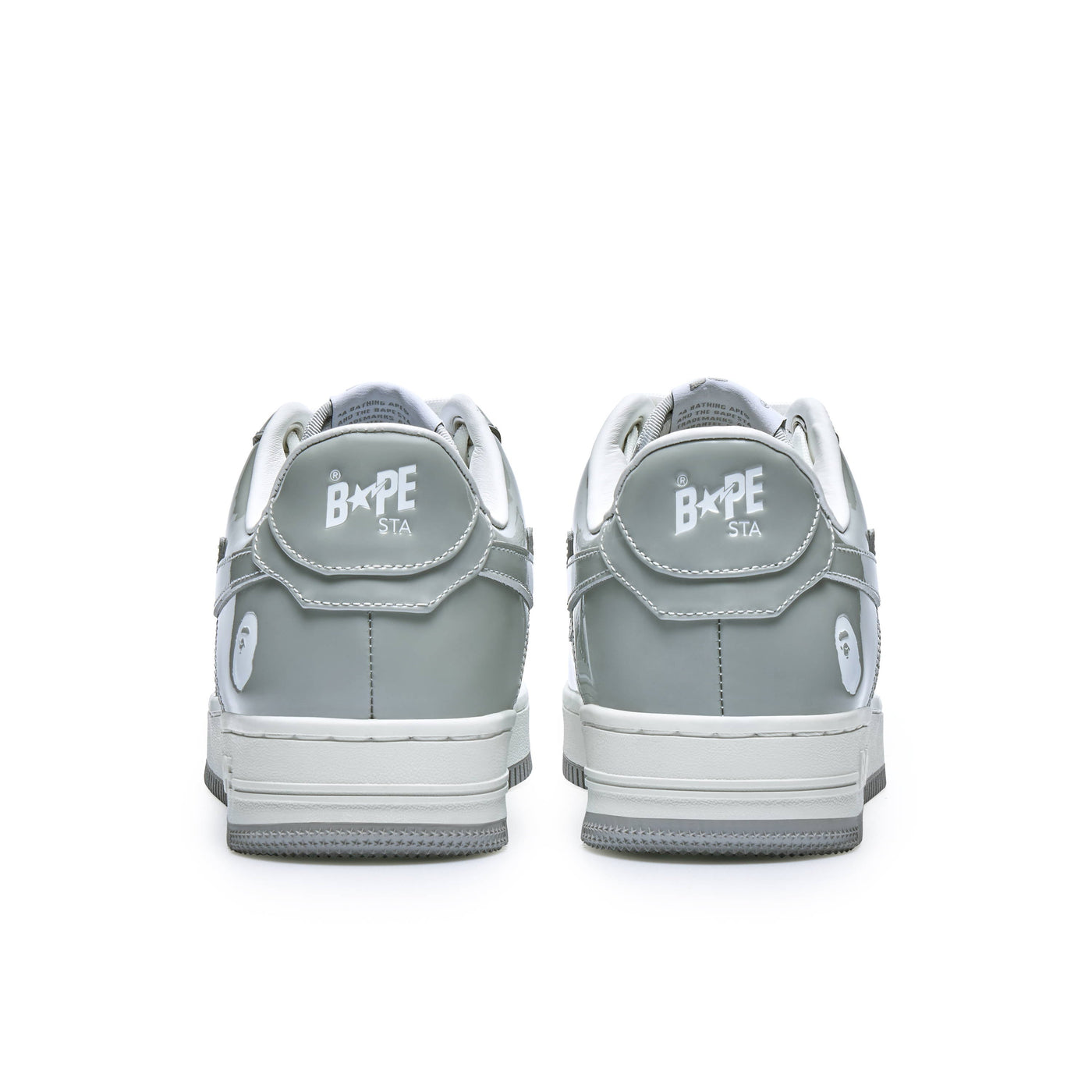 A Bathing Ape Bape Sta Grey white
