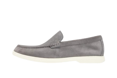 Loro Piana Gray Men's Loafers